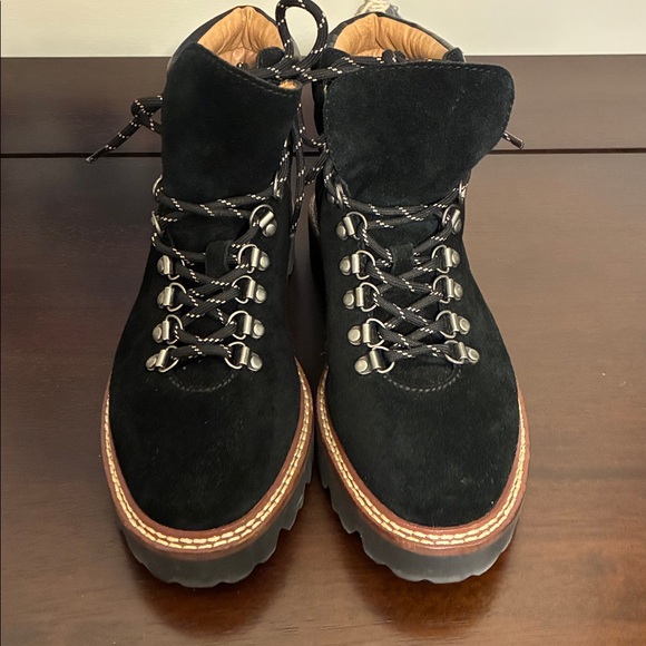 Madewell City Walk Lugsole Leather Hiker Boots Size 7 - Picture 3 of 10